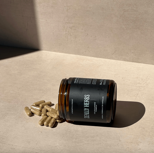 Zeally Herbs Colon Cleanse Formula 30 Capsules, Supports Bowel Movement & Digestive Wellbeing