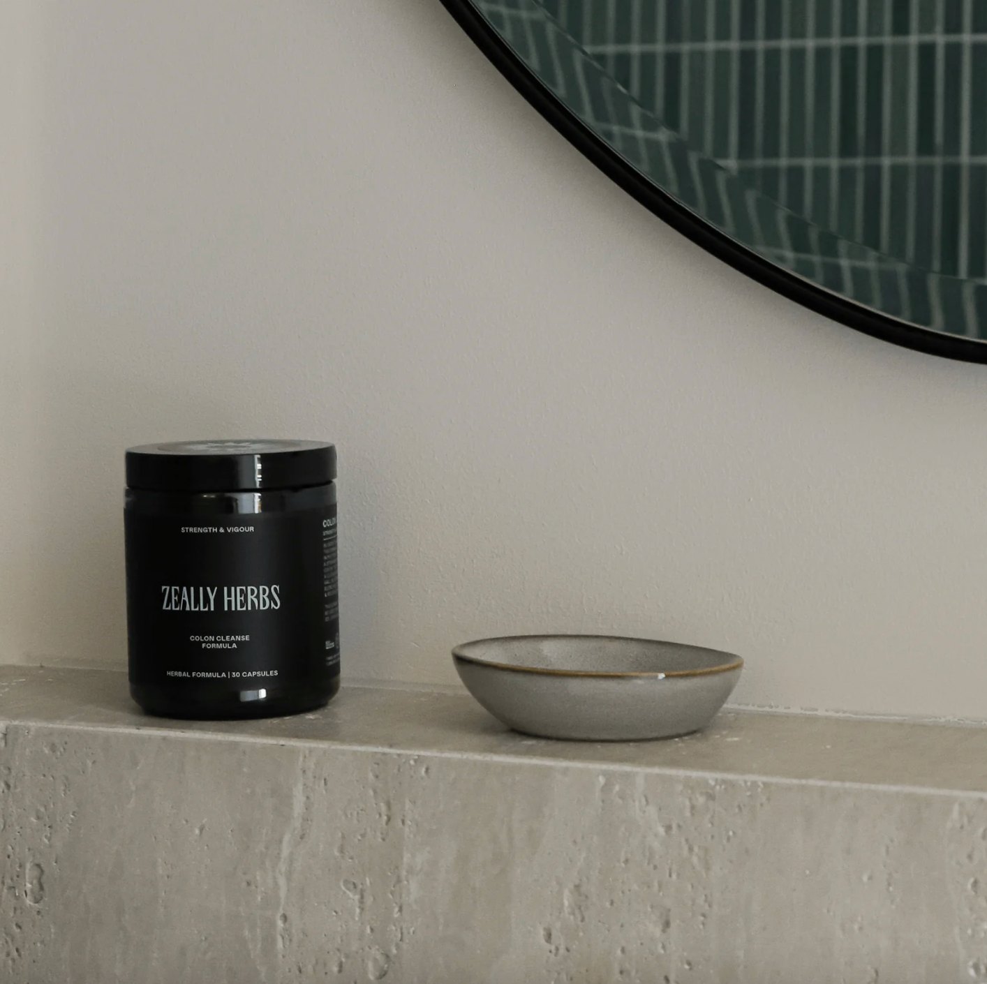 Zeally Herbs Colon Cleanse Formula 30 Capsules, Supports Bowel Movement & Digestive Wellbeing