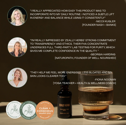 Zeally Herbs Fulvic Humic Tonic Drops 30mL, Heavy Metal & Toxin Binder