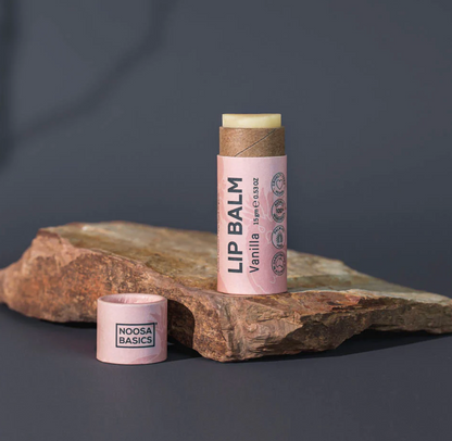 Noosa Basics Organic Vanilla Lip Balm 15g, Free Of Nasties