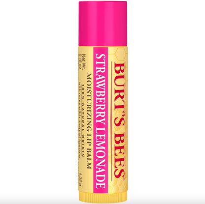 Burt's Bees Moisturising Lip Balm 4.25g, Strawberry Lemonade