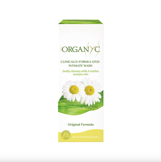 Organyc Chamomile Intimate Wash 250mL, Clinically-Formulated & Dermatologically Tested