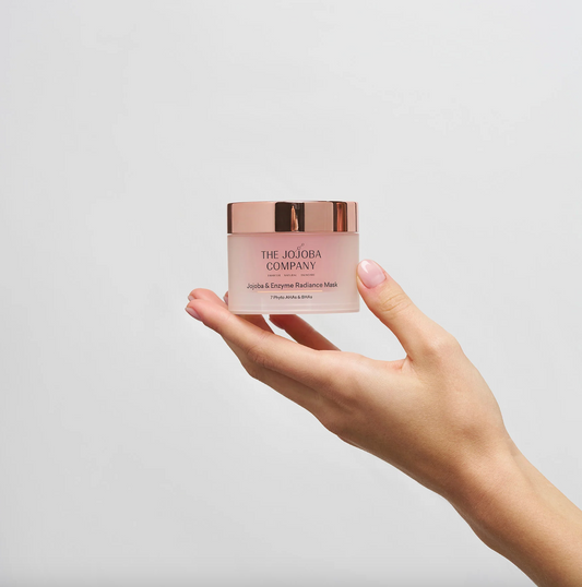 The Jojoba Company Jojoba & Enzyme Radiance Mask 50mL, Brightens & Exfoliates