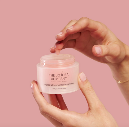 The Jojoba Company Jojoba & Enzyme Radiance Mask 50mL, Brightens & Exfoliates