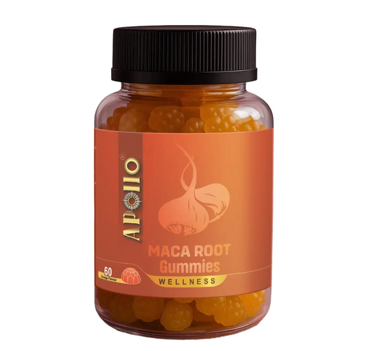Apollo Maca Root Gummies 60 Gummies, Daily Vitality Boost