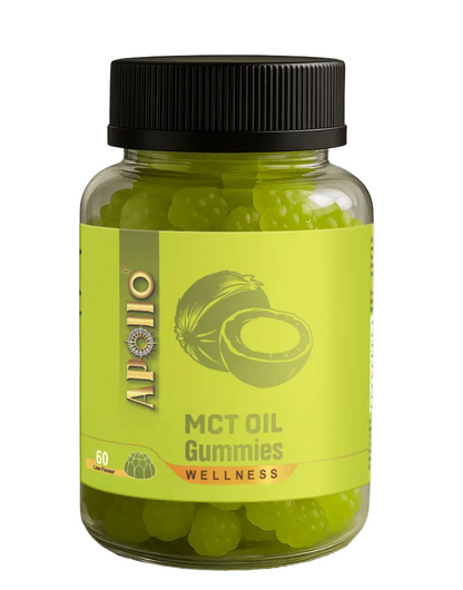 Apollo MCT Oil Gummies 60 Gummies, Clean Energy Fuel
