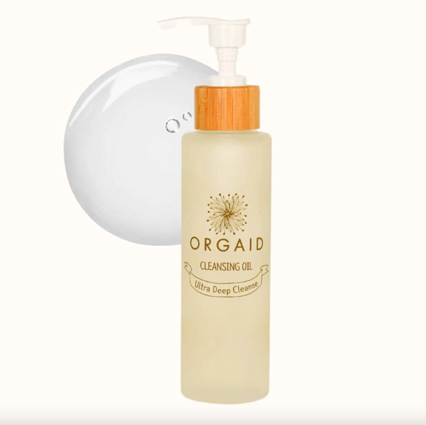 Orgaid Ultra Deep Cleansing Oil 120mL, 85% Organic & Protects The Skin's Barrier