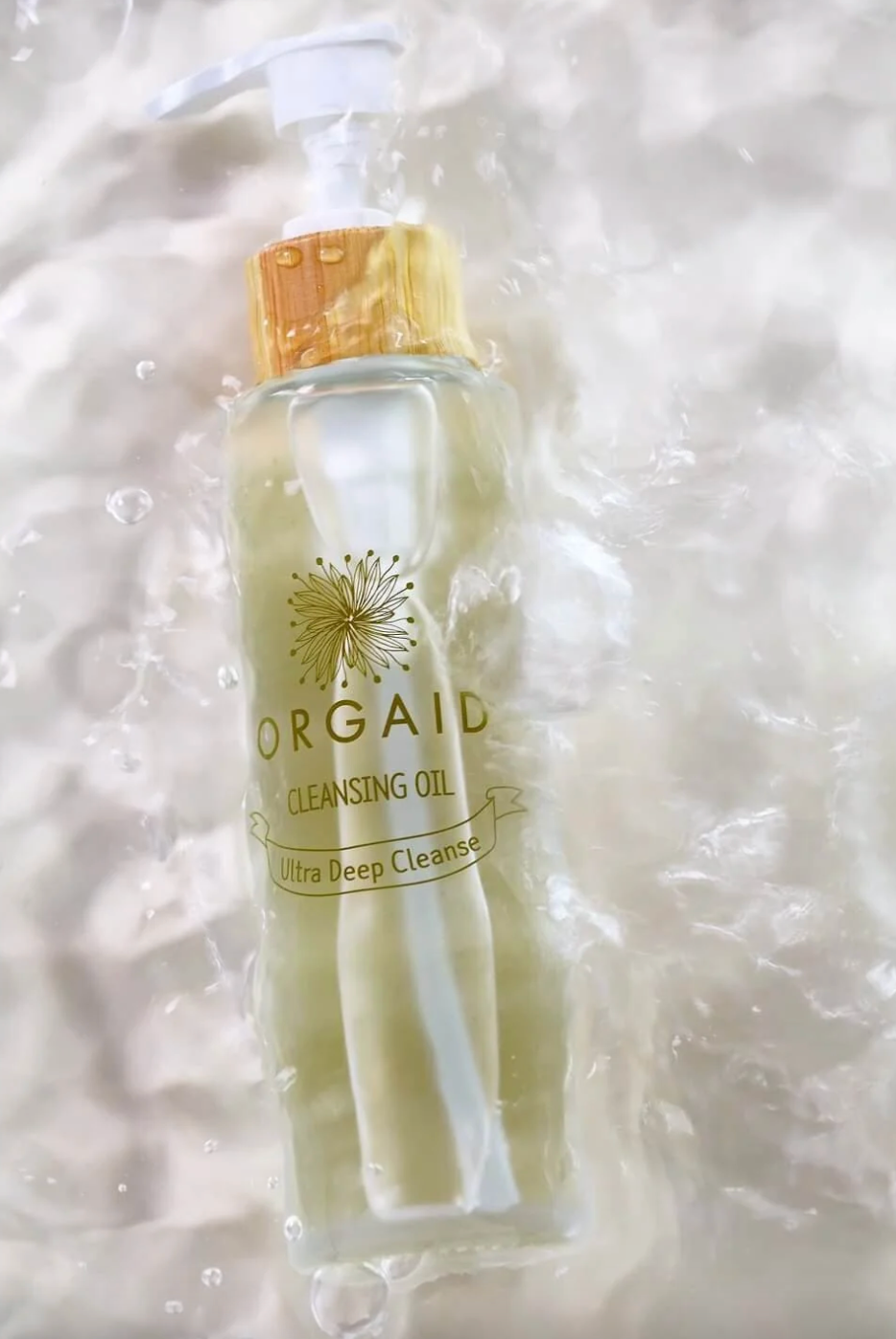 Orgaid Ultra Deep Cleansing Oil 120mL, 85% Organic & Protects The Skin's Barrier