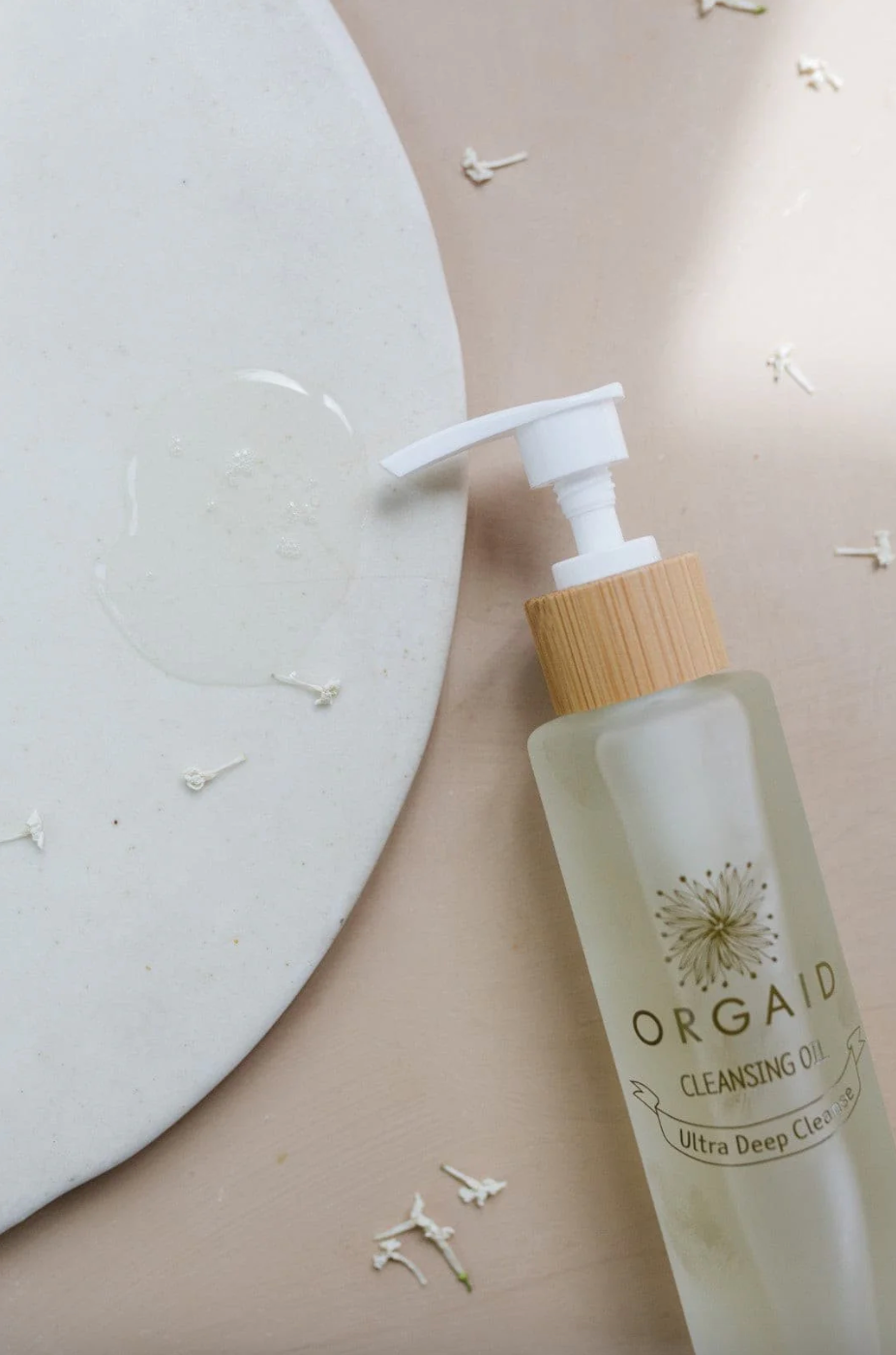 Orgaid Ultra Deep Cleansing Oil 120mL, 85% Organic & Protects The Skin's Barrier