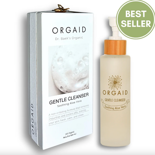 Orgaid 72% Organic Gentle Cleanser 120mL, With Soothing Aloe Vera