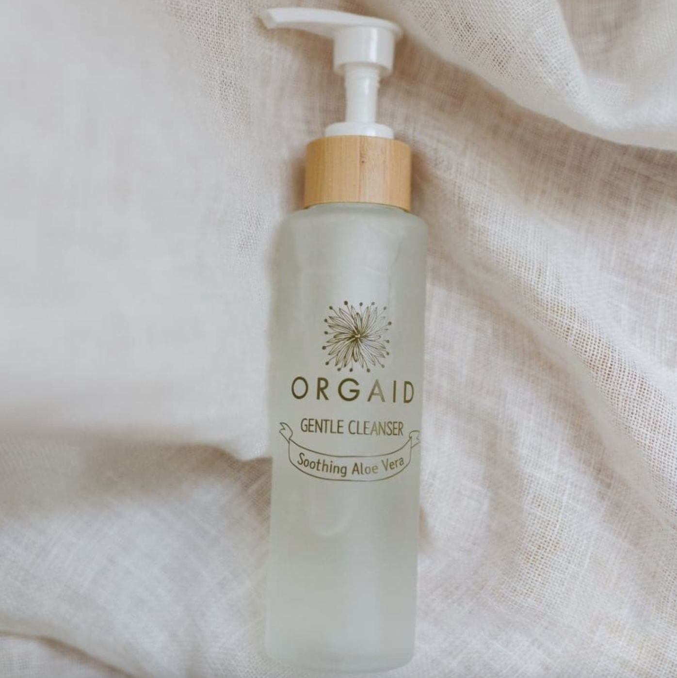 Orgaid 72% Organic Gentle Cleanser 120mL, With Soothing Aloe Vera