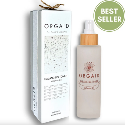 Orgaid Balancing Toner 120mL, With Vitamin B3 & 99% Organic & Non-Toxic