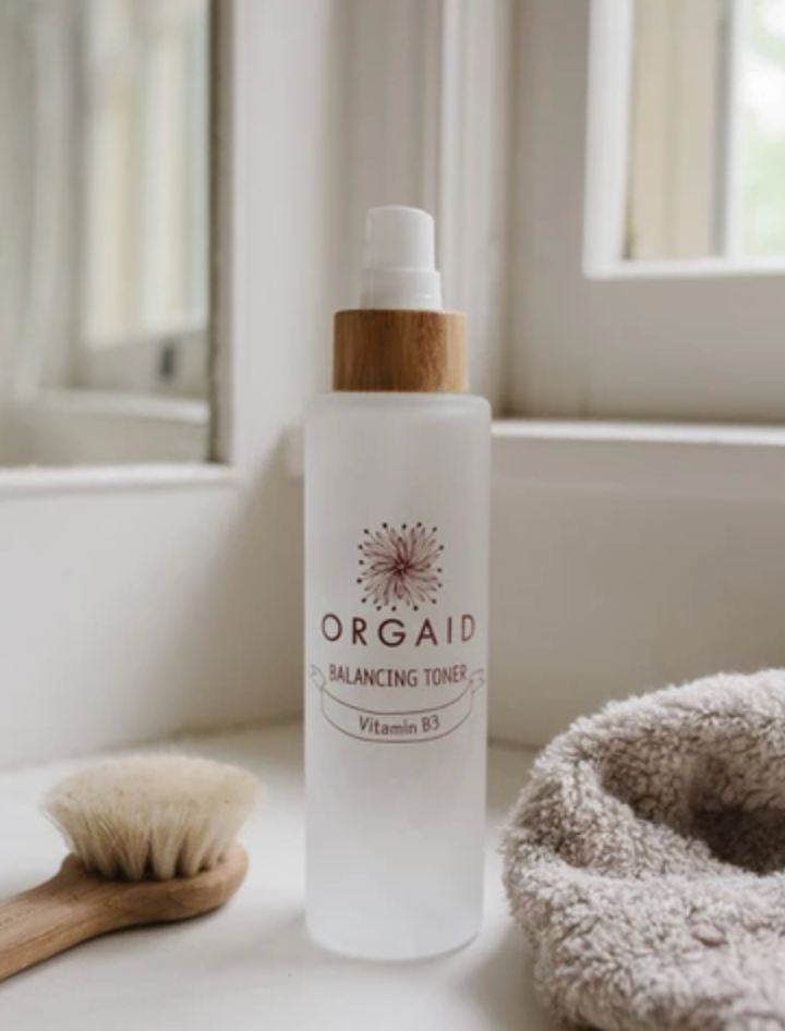 Orgaid Balancing Toner 120mL, With Vitamin B3 & 99% Organic & Non-Toxic