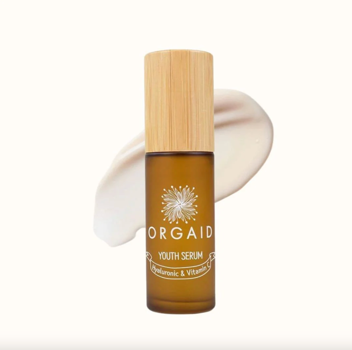 Orgaid Hyaluronic & Vitamin C Youth Serum 36mL, 80% Organic