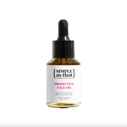 Simple As That Protective Face Oil 20mL, Provides Anti-Ageing Protection