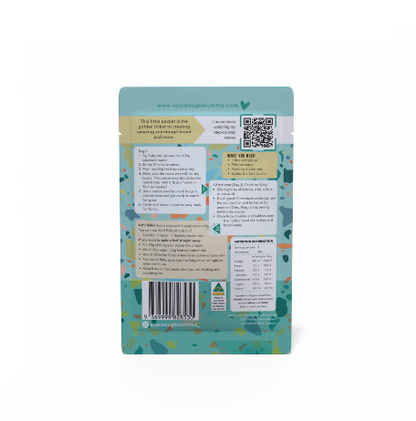 Sourdough Mumma Organic Traditional Sourdough Starter 20g, Bake Like A Pro With This Live Culture