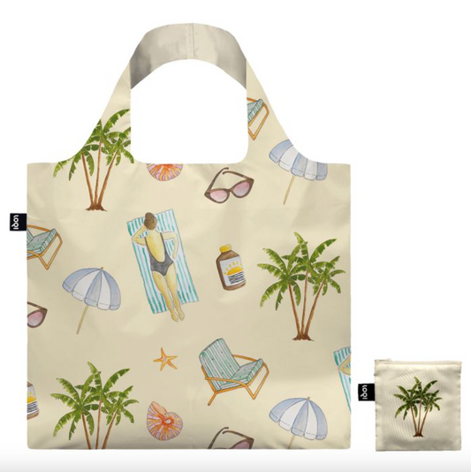 LOQI Shopping Bag, Palm Tree by Sylvia Harvey Walker