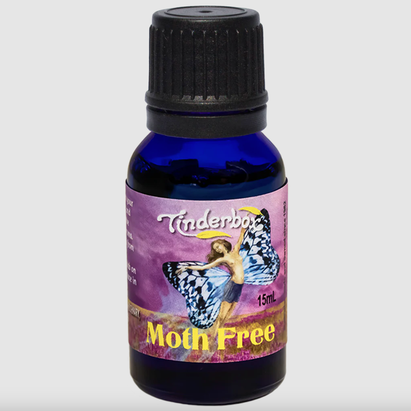 Tinderbox Natural Moth Free Essential Oil 15mL, Repels Moths & Silverfish