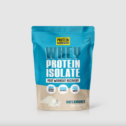 Protein Supplies Australia Whey Protein Isolate (WPI) 500g Or 1Kg, Unflavoured