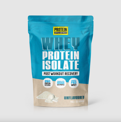 Protein Supplies Australia Whey Protein Isolate (WPI) 500g Or 1Kg, Unflavoured