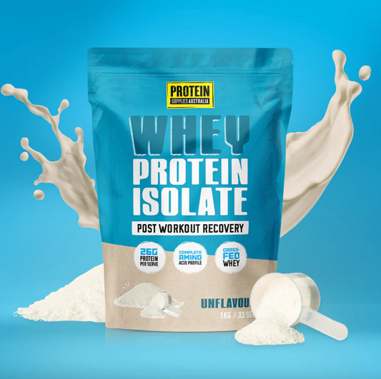Protein Supplies Australia Whey Protein Isolate (WPI) 500g Or 1Kg, Unflavoured