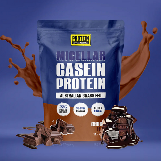 Protein Supplies Australia Micellar Casein Protein (Slow Release) 1Kg, Chocolate Flavour