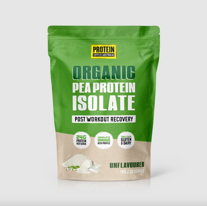 Protein Supplies Australia Organic Pea Protein Isolate 500g Or 1Kg, Unflavoured