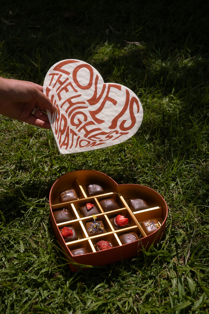 Loco Love Limited Edition 13 Assorted Truffles In A Heart Gift Box, Love Is The Answer