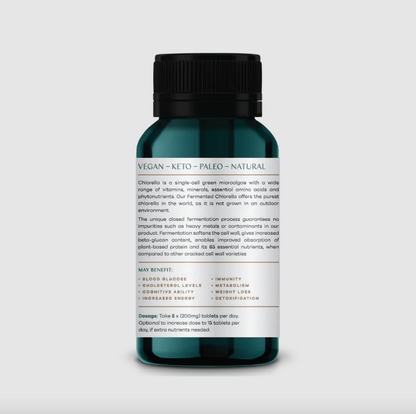 Phytality Plant-Based Fermented Chlorella 240 Tablets, With The Highest Purity & Bioavailability