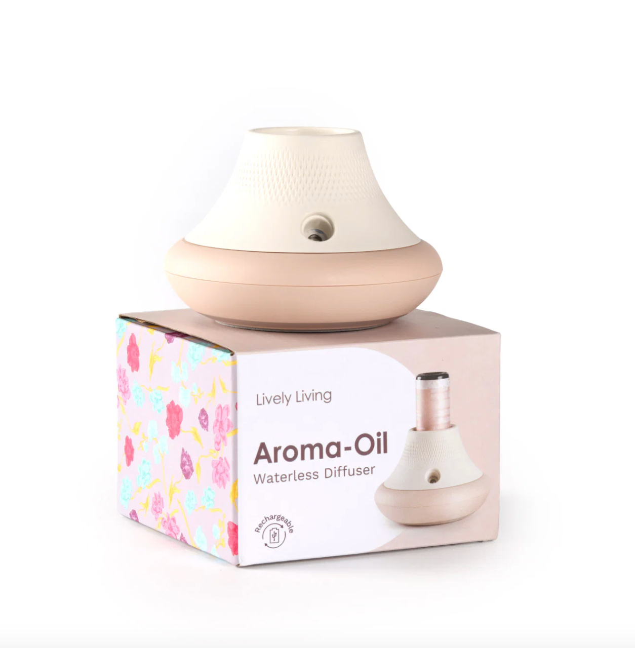 Lively Living Waterless Diffuser Aroma-Oil, Rechargeable