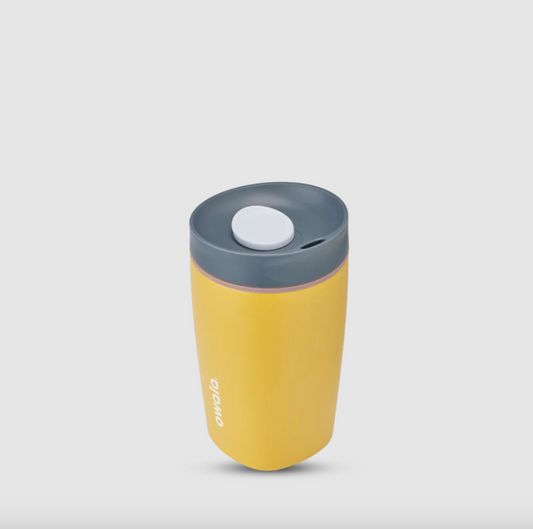 Owala SmoothSip Slider Stainless Steel Tumbler 12oz, Golden Quest