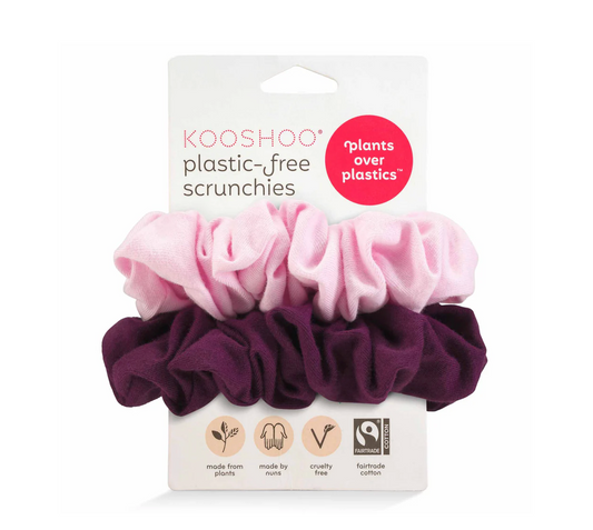 Kooshoo Plastic-Free Scrunchies 2 Pack, Please Select Your Colour