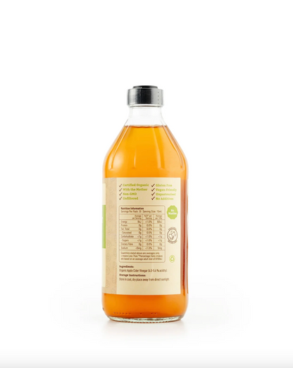 Topwil Organic Apple Cider Vinegar 450mL, With The Mother
