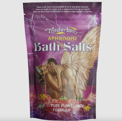Tinderbox Aphrodisi Bath Salts 400g, Drains Away Tensions & Deeply Relaxes