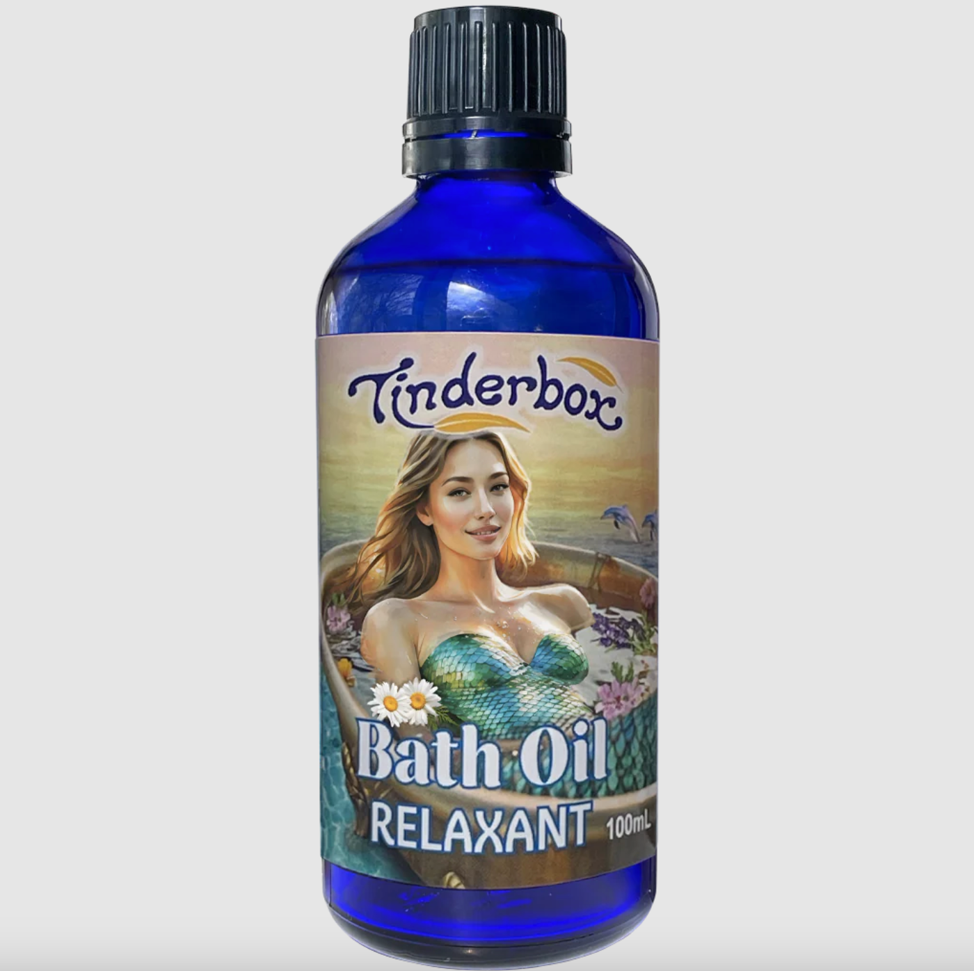 Tinderbox Relaxant Bath Oil 100mL, Soothe Relax Your Body & Mind