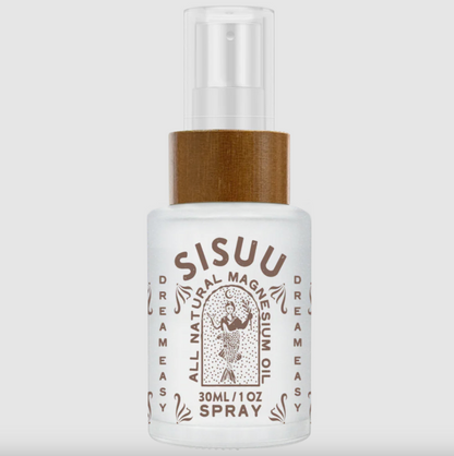 SISUU Magnesium Oil Cedar Veil Spray 30mL Or 100mL, Natural Minerals To Enhance Muscle Recovery