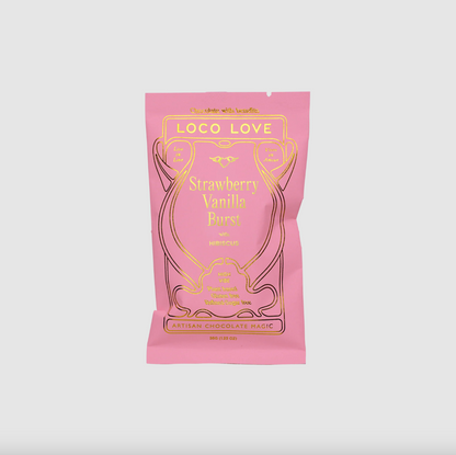 Loco Love Chocolate 35g, Strawberry Vanilla Burst With Hibiscus