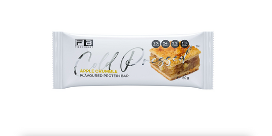 Fibre Boost Cold Pressed Protein Bar Single or Box of 12, Apple Crumble Flavour