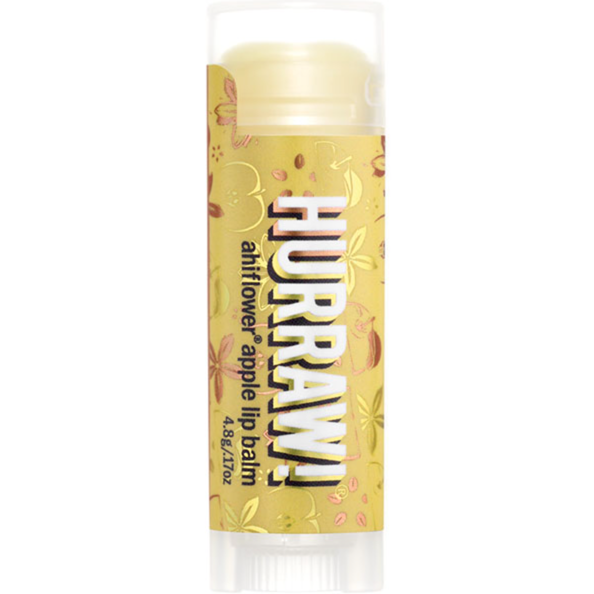 Hurraw Lip Balm 4.8g, Balms Collection, Ahiflower Apple Flavour