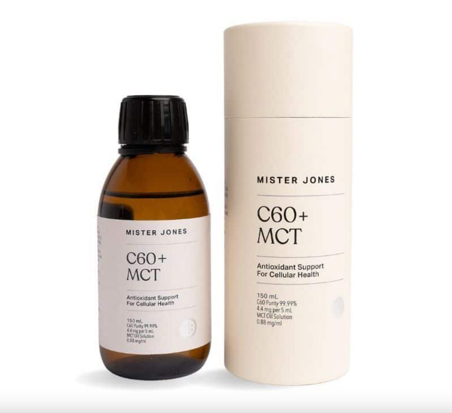 Mister Jones C60+ MCT Oil 150mL, Supports Cellular Health