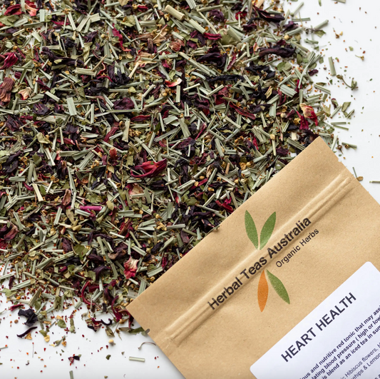 Herbal Teas Australia Heart Health 50g, Regulates Blood Pressure