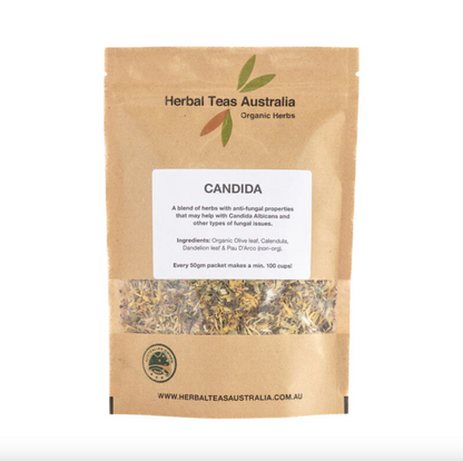 Herbal Teas Australia Candida 50g, Contains Anti-fungal Properties
