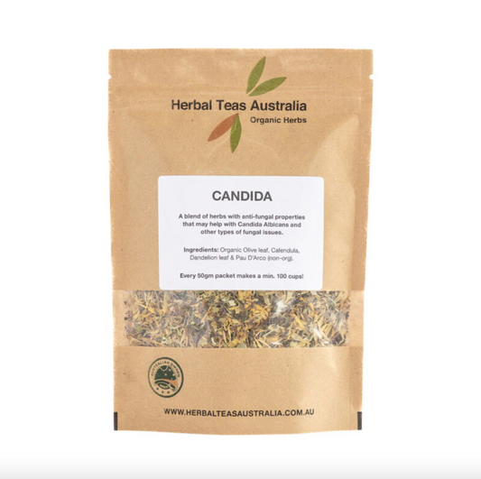 Herbal Teas Australia Candida 50g, Contains Anti-fungal Properties