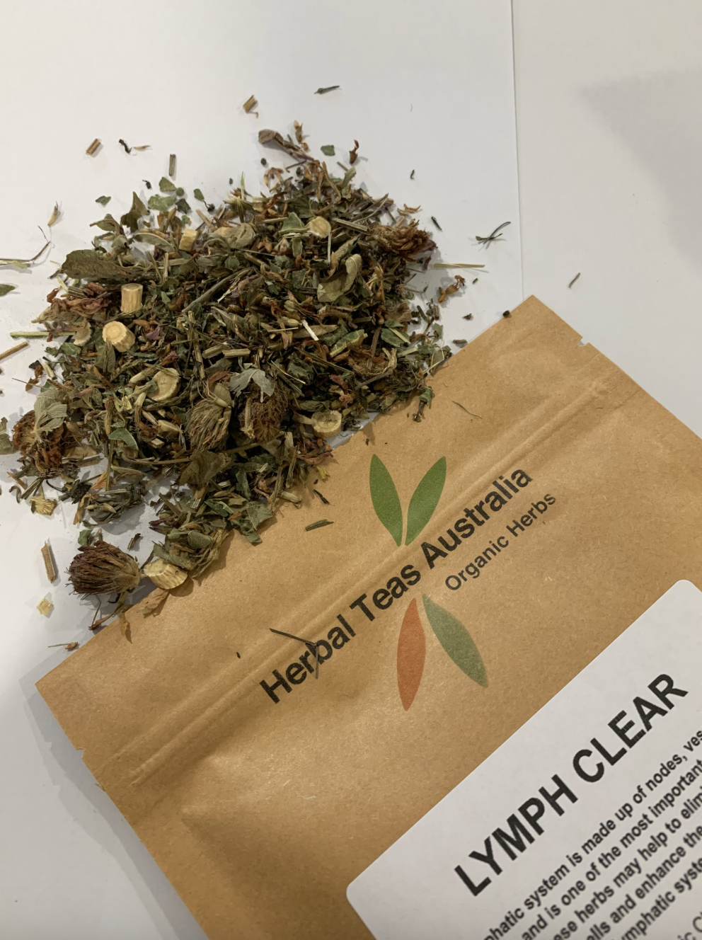 Herbal Teas Australia Lymph Clear 50g, Eliminates Waste & Toxins