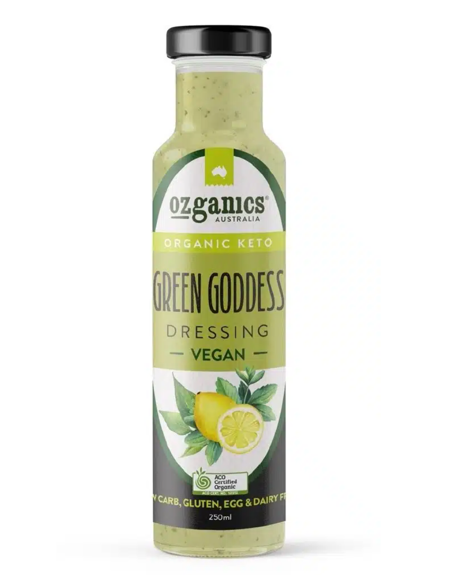 Ozganics Organic Keto Green Goddess Dressing 250mL, Low Carb & Gluten Free