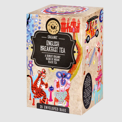 Ministry Of Tea Organic English Breakfast Tea 20 Teabags, A Classic Household Tea