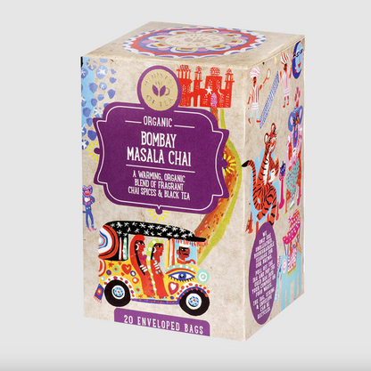 Ministry Of Tea Organic Bombay Masala Chai 20 Teabags, A Warming Blend