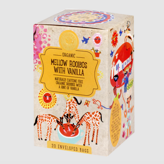 Ministry Of Tea Organic Mellow Vanilla Rooibos 20 Teabags, Naturally Caffeine Free