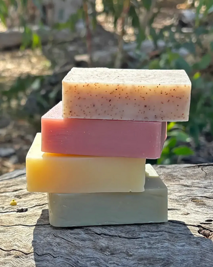 Earth Greetings Essential Oil Soap Bar Lemon Myrtle 120g, Native Dance