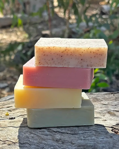 Earth Greetings Essential Oil Soap Bar Geranium & Pink Clay 120g, Birdsong